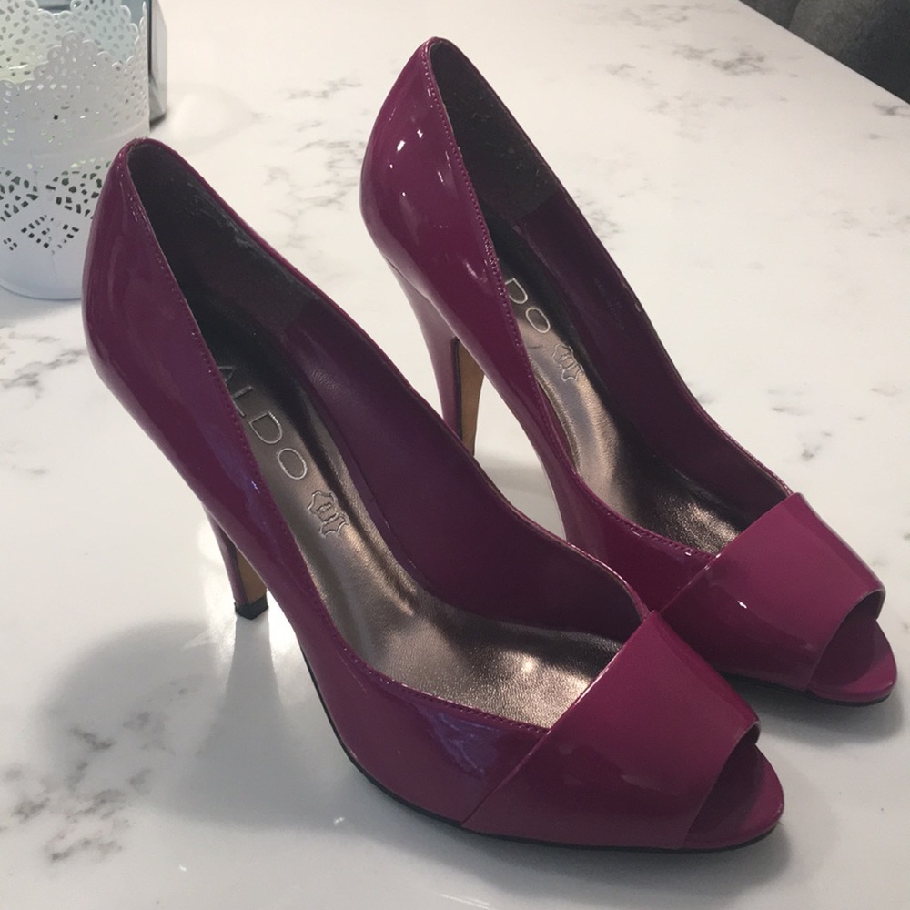 Fun Fuscia Heels - Aldo Brand